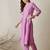 Floral Embroidered V-Neck Kurta with Trousers