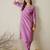 Floral Embroidered V-Neck Kurta with Trousers