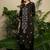 Women Embroidered Regular Black Thread Work Kurta with Trousers
