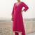 Women Ethnic Motifs Embroidered Regular Thread Work Kurta with Trousers