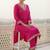 Women Ethnic Motifs Embroidered Regular Thread Work Kurta with Trousers