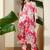 Women Pink Printed A-Line Kurta Trousers Set