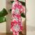 Women Pink Printed A-Line Kurta Trousers Set