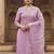 Women Floral Embroidered Regular Thread Work Kurta with Trousers & With Dupatta