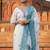 Women Embroidered Thread Work Pure Cotton Kurta with Trousers & With Dupatta