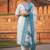Women Embroidered Thread Work Pure Cotton Kurta with Trousers & With Dupatta
