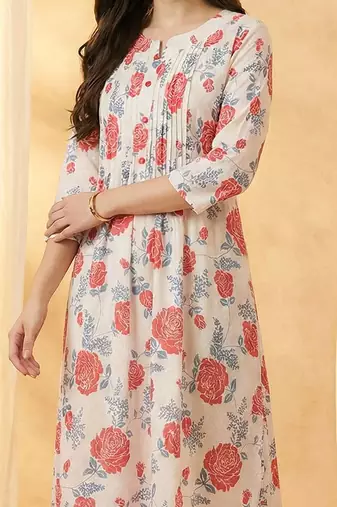 Printed Top With Trousers Co-Ords