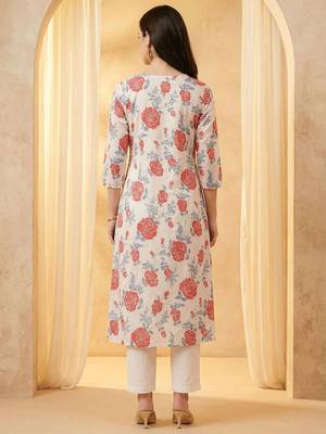 Printed Top With Trousers Co-Ords 5