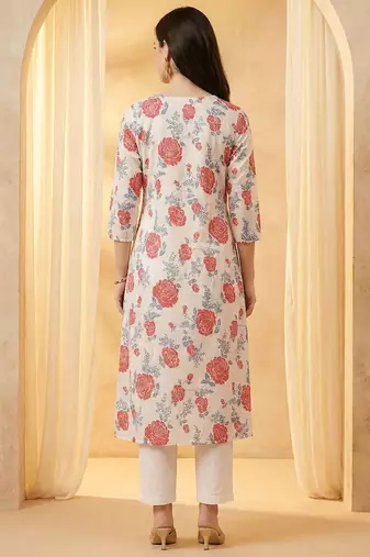 Printed Top With Trousers Co-Ords