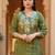 Women Printed Regular Thread Work Kurta with Trousers