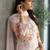 Women Floral Printed Regular Linen Kurta with Trousers & With Dupatta