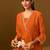 Ethnic Motifs Embroidered V-Neck Thread Work A-Line Kurta & Trousers