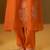 Ethnic Motifs Embroidered V-Neck Thread Work A-Line Kurta & Trousers