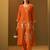 Ethnic Motifs Embroidered V-Neck Thread Work A-Line Kurta & Trousers