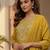Women Ethnic Motifs Embroidered Panelled Thread Work Kurta with Trousers & With Dupatta