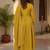 Women Ethnic Motifs Embroidered Panelled Thread Work Kurta with Trousers & With Dupatta