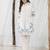 Floral Embroidered Thread Work Pure Cotton Kurta With Trousers