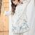 Floral Embroidered Thread Work Pure Cotton Kurta With Trousers