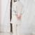 Floral Embroidered Thread Work Pure Cotton Kurta With Trousers