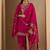 Women Paisley Printed Regular Sequinned Kurta with Palazzos & Dupatta
