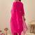 Women Floral Embroidered Regular Thread Work Kurta With Trousers & Dupatta