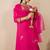 Women Floral Embroidered Regular Thread Work Kurta With Trousers & Dupatta