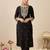 Ethnic Motifs Embroidered Thread Work Liva Straight Kurta With Trousers & Dupatta