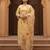 Women Floral Printed Regular Thread Work Kurta with Trousers & Dupatta