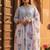 Women Floral Printed Empire Pure Cotton Kurta with Trousers & Dupatta