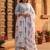 Women Floral Printed Empire Pure Cotton Kurta with Trousers & Dupatta