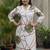 Women Floral Printed Regular Thread Work Pure Cotton Kurta with Trousers