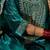 Floral Yoke Design Sequinned Velvet Straight Kurta With Trousers & Dupatta