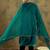 Floral Yoke Design Sequinned Velvet Straight Kurta With Trousers & Dupatta