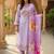 Women Floral Embroidered Regular Thread Work Kurta with Trousers & Dupatta