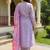 Women Floral Embroidered Regular Thread Work Kurta with Trousers & Dupatta