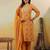 Floral Embroidered Regular Kurta With Trousers & Dupatta