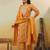 Floral Embroidered Regular Kurta With Trousers & Dupatta