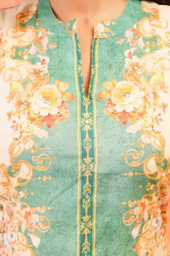 Women Floral Printed Kurta with Palazzos