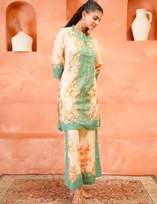 Women Floral Printed Kurta with Palazzos 3