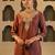 Women Ethnic Motifs Yoke Design Regular Sequinned Kurta with Trousers