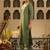 Women Woven Design Embroidered Kurta with Trousers