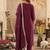 Women Ethnic Motifs Embroidered Regular Sequinned Kurta with Trousers & Dupatta