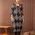 Floral Printed V-Neck Pure Cotton Straight Kurta & Trousers