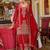 Adults-Women Woven Design Embroidered Kurta with Palazzos & Dupatta