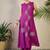 Adults-Women Woven Design Embroidered Cotton A-Line Kurta with Palazzos