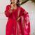 Women Floral Embroidered Kurta with Sharara & Dupatta