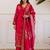 Women Floral Embroidered Kurta with Sharara & Dupatta