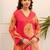 Women Floral Printed A-Line Kurta with Palazzos