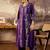 Women Printed Regular Beads and Stones Kurta with Palazzos