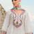 Women Embroidered Thread Work Kurta with Trousers & Dupatta